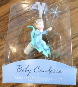 Hallmark Ornament Frostlight Faeries Too Baby Candessa 2002 Fiber Optic Used - Picture 1 of 3
