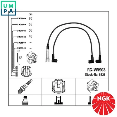 IGNITION CABLE KIT 8621 FOR SKODA OCTAVIA/Combi VW PANEL/II/Box/Body/MPV VAN - Image 1 of 4