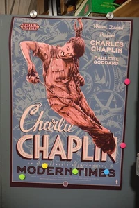 Charlie Chaplin Modern Times United Artists Poster Nautilus Art Prints VARIANT - Picture 1 of 5