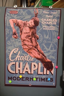 Charlie Chaplin Modern Times United Artists Poster Nautilus Art Prints VARIANT - Image 1 of 4