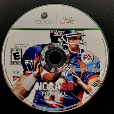 NCAA Football 08 - Xbox 360 – Disc Only – Resurfaced/Tested - Image 1 of 2