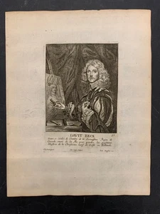 Inc. 1739 Ritratti: David Beck - Pittore Olandese - Picture 1 of 5