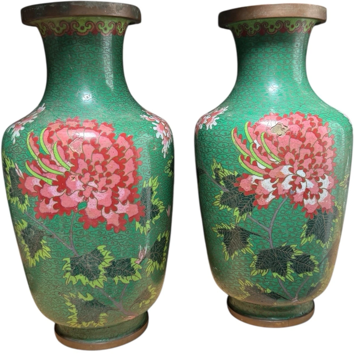 中国の古い花瓶 景徳鎮 青花山水花瓶 中国 陶磁器 工芸 - アートの友社 : くみあい