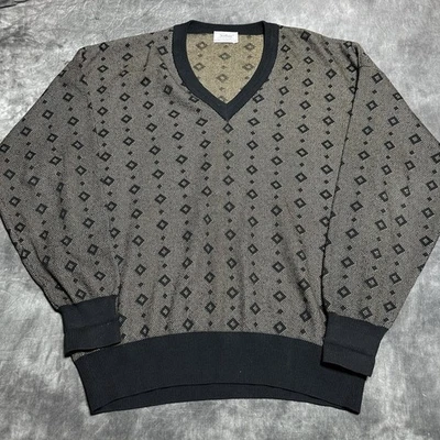 Винтажный мужской пуловер Titleist от Corbin с V-образным вырезом большой размер - Изображение 1 из 4
