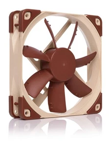 Noctua NF-S12A PWM, Premium Quiet Fan, 4-Pin (120mm, Brown) - Picture 1 of 6