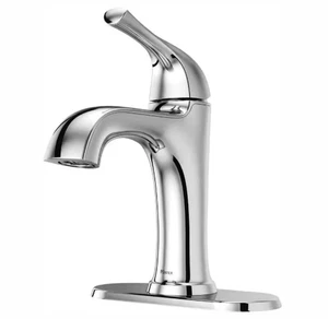 ​Grifo de baño Pfister Ladera 1 manija defensa de puntos cromo pulido NUEVO 🔷 - Imagen 1 de 8