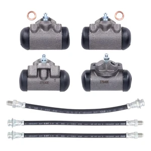 4 Wheel Cylinders & Brake Hoses 1950-1955 Buick - NEW 50 51 52 53 54 55 - Picture 1 of 9