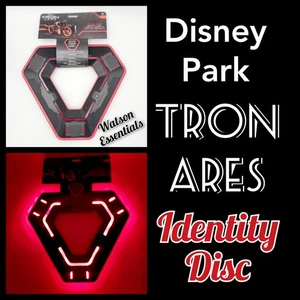 *IN HAND* 2025 Walt Disney World Park TRON ARES Lights & Sound Identity Disc Red - Picture 1 of 3