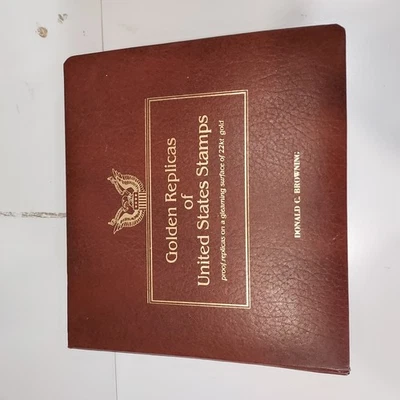 Golden Replicas of United States Stamps in 22K Gold 1981 - 1982(44 Stamps) Nice! - Image 1 of 4