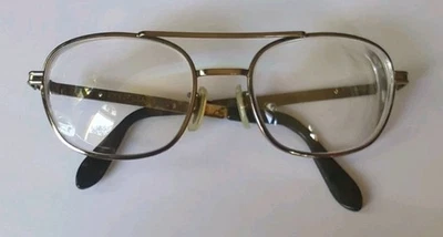 Marco de gafas de seguridad de aviador Aden Optical vintage 5 1/2 Z87 años 70 SOLO 54-20 Foto 1 de 4