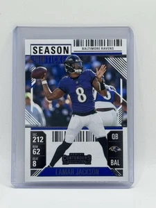 2024 Panini Contenders Lamar Jackson #7 Baltimore Ravens Card! - Picture 1 of 2