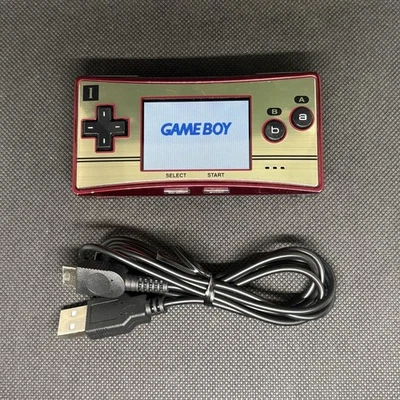 Nintendo Game Boy Micro Famicom Edition Red 20th Anniversary Brand New JPN Used - Image 1 of 4