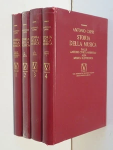 primi 4 volumi enciclopedia STORIA DELLA MUSICA Antonio Capri Vallardi da origin - Picture 1 of 9