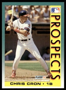 1992 Fleer Chris Cron Baseball Card #656