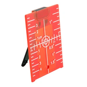 Placa objetivo láser, rojo - Imagen 1 de 2
