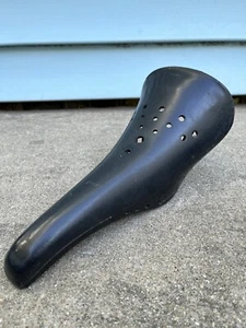 Viscount Aero Seat H210 Old School BMX Black OG 1980s Race Plastic Guts - Picture 1 of 16