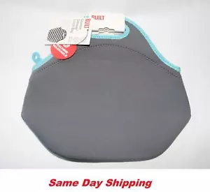 BUILT NY Gourmet Getaway Neoprene Lunch Tote (Gray with Blue Stitching) - Picture 1 of 5