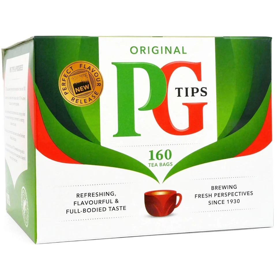 Schwarzer Tee PG Tips 160 Beutel  englischer Schwarztee  Teebeutel - Bild 1 von 1