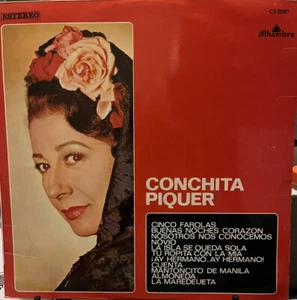 España: Conchita Piquer "Cinco Farolas" Alhambra CS-8067 1973 Vinyl Record LP - Imagen 1 de 4