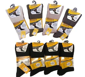 6 Paar nicht elastische lose Diabetikersocken aus Baumwolle 6-11 - Bild 1 von 1