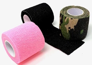 (3,33€/m) Grip Bandage INKgrafiX® - für besten Halt 12 Stück Griffstück MILITARY - Picture 1 of 4