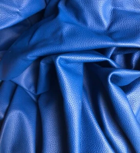 51.5 sq ft Spinneybeck Acqua Leather Hide in Royal Blue custom color - Picture 1 of 8