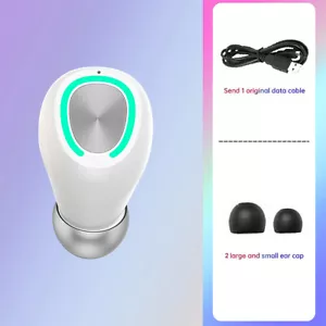NUOVI auricolari Bluetooth cuffie wireless mini auricolari per iPhone Samsung - Foto 1 di 17