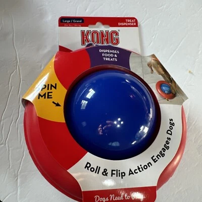 Juguete dispensador de golosinas Kong Gyro juego para perros precio grande Foto 1 de 4