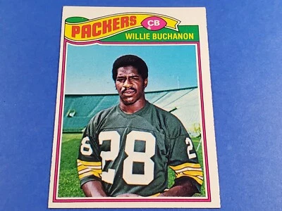 1977 TOPPS FOOTBALL #402 WILLIE BUCHANON HIGH GRADE NEAR MINT NRMT - Image 1 of 3