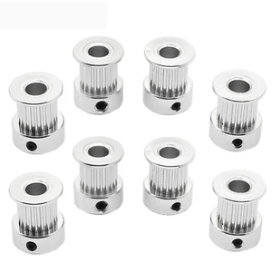 GT2 Riemenscheibe 16-40 Zähne 5-12mm Bohr 6mm Zahnriemen 3D-Drucker CNC Zahnrad - Bild 1 von 7