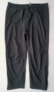 REI Snow Ski Pants Mens 2XL XXL Nylon Solid Black Stretch Hiking Climbing Skiing - Picture 1 of 12