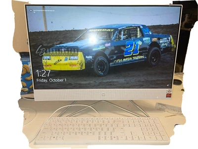 HP 23.8 inch (1TB, AMD Ryzen 3, 2.60GHz, 8GB) All-In-One Desktop -... - Image 1 of 4