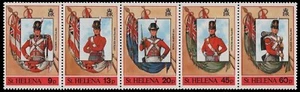 Santa Elena 1989 - Mi-Nr. 499-503 ** - Estampillada sin montar o nunca montada - uniformes / uniformes - Imagen 1 de 1