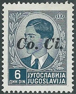 1941 LUBIANA SOPRASTAMPATO CO.CI. 6 D MNH ** - RB42-5 - Picture 1 of 1