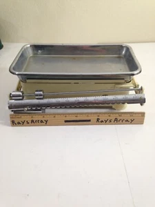 Vintage Tariergewicht Stainless Removable Tray W Germany 10 kg 500 g scale - Picture 1 of 17