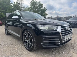 2018 AUDI SQ7 4.0 TDI V8 FULL HISTORY 2 KEYS HPICLEAR VIRTUAL COCKPIT LONG MOT - Picture 1 of 24