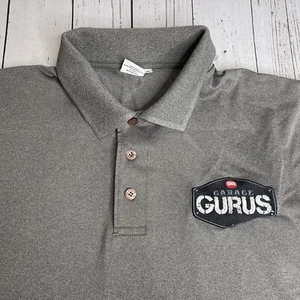 Garage Gurus Car Automotive Repair Short Sleeve Polo Shirt Mens XL Mechanic - Picture 1 of 10