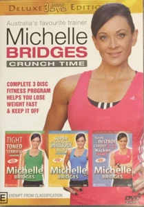 Michelle Bridges Crunch Time : Deluxe Edition (DVD, 2011, 3-Disc Set) - Picture 1 of 3