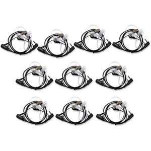 10 Pack Acoustic Tube Headset Earpiece for Kenwood Puxing Baofeng 5R 5RA 888S - Picture 1 of 7