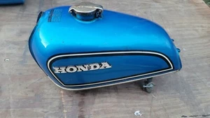 Honda CB360T gas fuel tank blue 17500-369-740PX 1975-76 CB 360 T - Picture 1 of 21