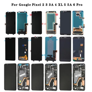 LCD Display Parts Screen Replacement for Google Pixel 2 3 3A 4 XL 5 5A 6 Pro Lot - Picture 1 of 29