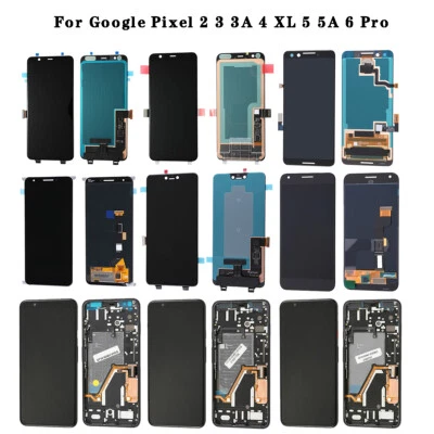 LCD Display Touch Screen Replacement for Google Pixel 2 3 3A 4 XL 5 5A 6 Pro Lot - Image 1 of 4