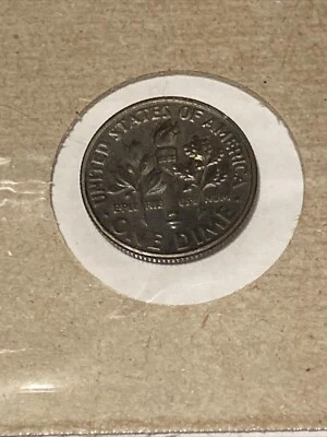 2000 P Dime Error Coin Is Missing Clad On Both Sides. Actual Coin. - Image 1 of 4