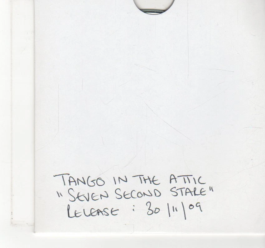 (FT966) Tango In The Attic, 7 Second Stare - 2009 DJ CD Foto 1 de 1