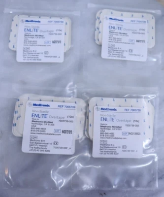 Cinta ovalada Medtronic MiniMed nueva/sellada sin usar para CGM 4 paquetes de 10 cada uno - EE. UU. Foto 1 de 2