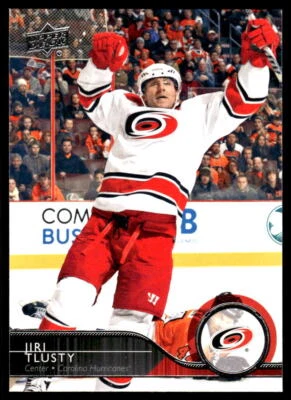 2014-15 Upper Deck #35 Jiri Tlusty Carolina Hurricanes Hockey Card - Image 1 of 2
