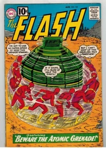 THE FLASH #122 - ORIGEN Y PRIMERA APLICACIÓN DE LA PARTE SUPERIOR - ARTE Y CUBIERTA INFANTINO - DC/1961 - Imagen 1 de 2