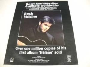 ROCH VOISINE el nuevo álbum es el seguimiento del anuncio de póster promocional de HELENE 1991 - Imagen 1 de 1