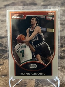 07 NBA Topps Bowman Chrome Manu Ginobili San Antonio Spurs #51