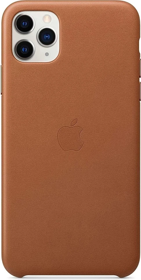 ORIGINALE Apple MX0D2ZM/A Custodia in pelle (per iPhone 11 Pro Max) - Cuoio - Immagine 1 di 3